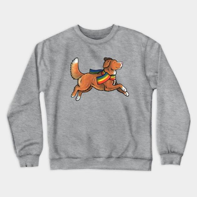 Nova Scotia Duck Tolling Retriever Crewneck Sweatshirt by animalartbyjess